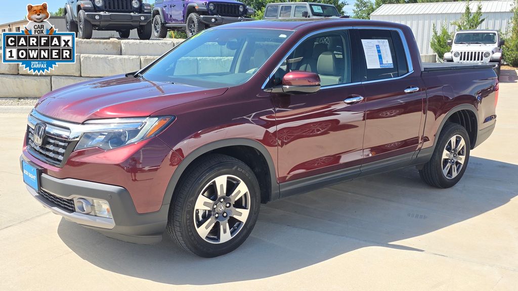 Red (Deep Scarlet Pearl) 2017 Honda Ridgeline RTL-E AWD Pickup Truck All-Wheel Drive 6-Speed Automatic