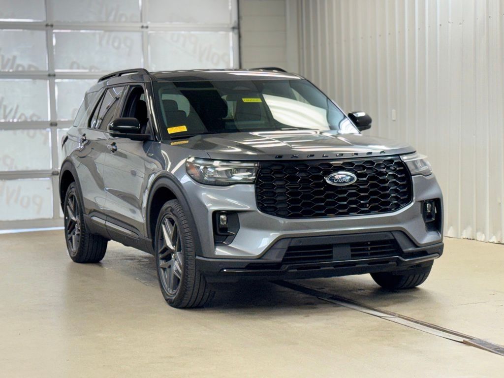 Carbonized Gray Metallic 2025 Ford Explorer SUV / Crossover All-Wheel Drive Automatic