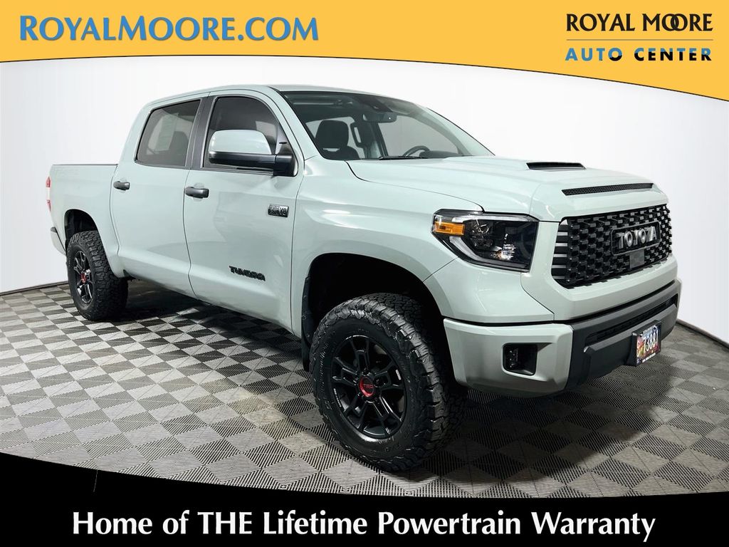 Lunar Rock 2021 Toyota Tundra Pickup Truck Four-Wheel Drive 6-Speed Automatic