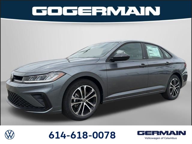 Platinum Gray Metallic 2026 Volkswagen Jetta Sedan Front-Wheel Drive 8-Speed Automatic