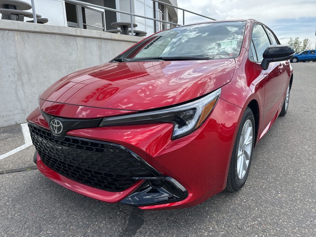 Finish Line Red 2026 Toyota Corolla Hatchback SE FWD Hatchback Front-Wheel Drive Continuously Variable Transmission