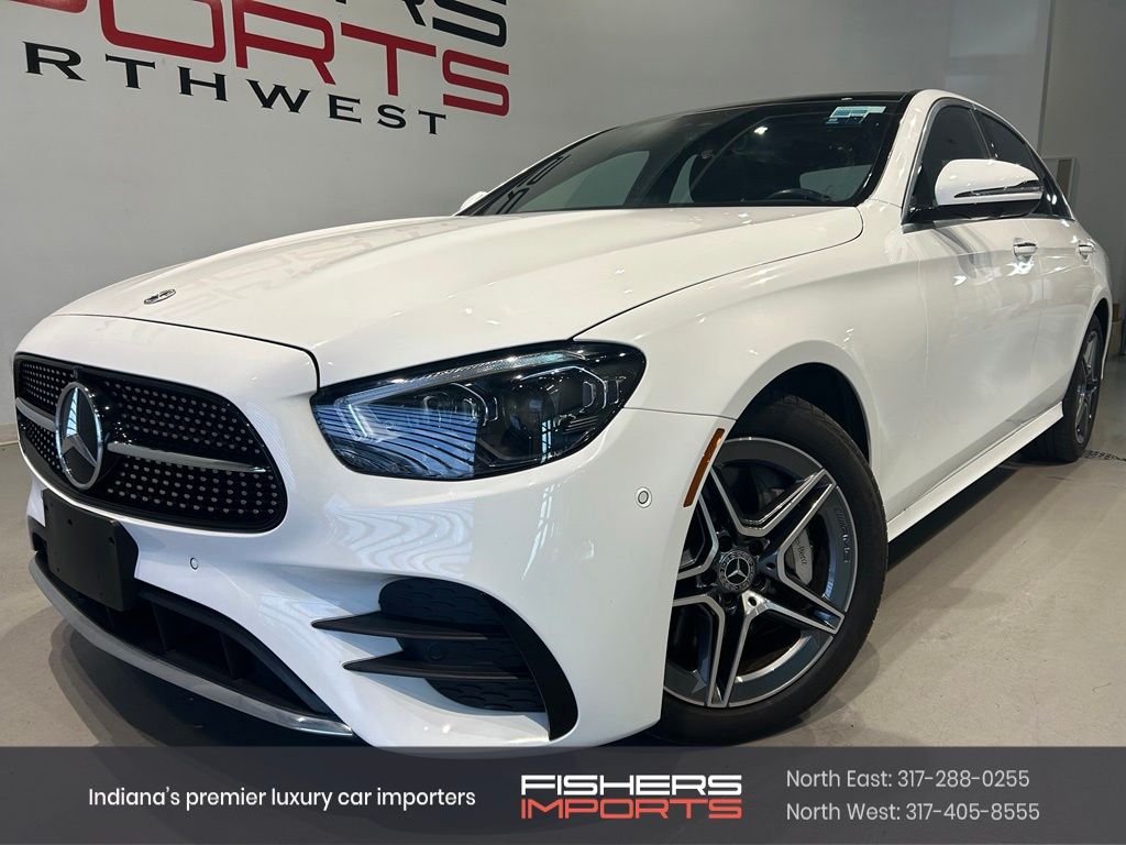 White 2023 Mercedes-Benz E-Class E 350 4MATIC Sedan All-Wheel Drive 9-Speed Automatic