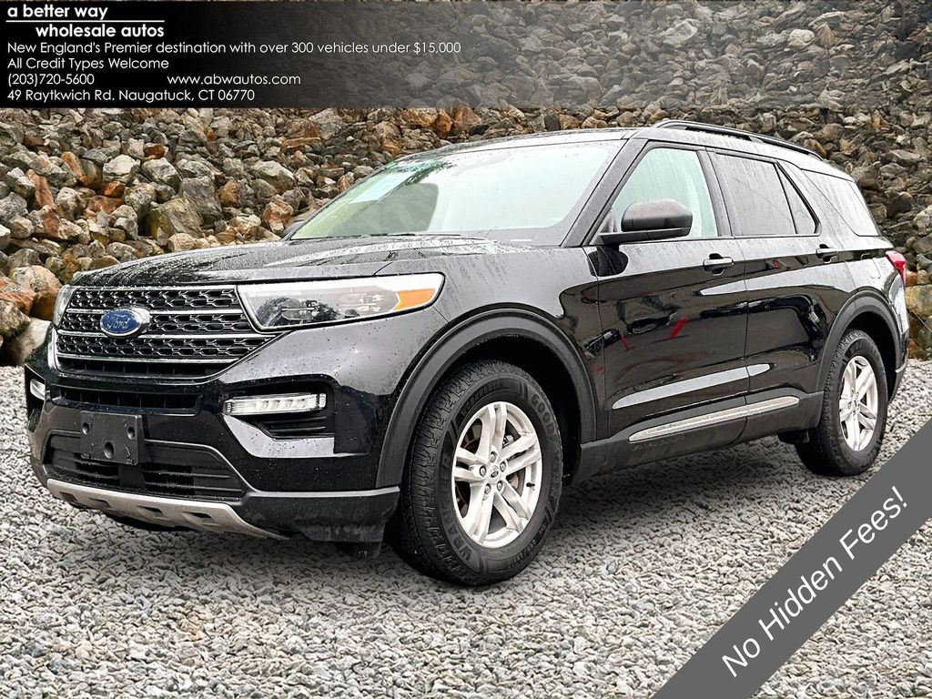 Black Metallic 2023 Ford Explorer SUV / Crossover Rear-Wheel Drive Automatic