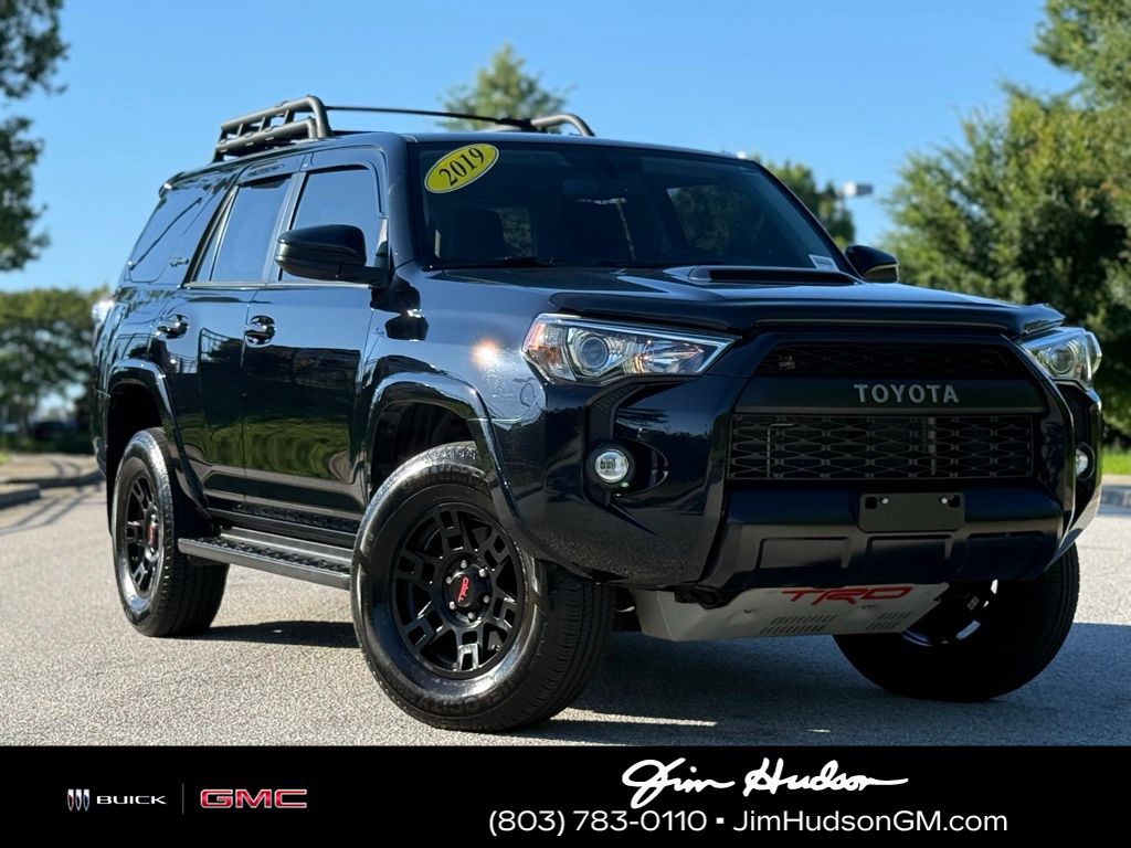 Midnight Black Metallic 2019 Toyota 4Runner TRD Pro 4WD SUV / Crossover Four-Wheel Drive 5-Speed Automatic Overdrive