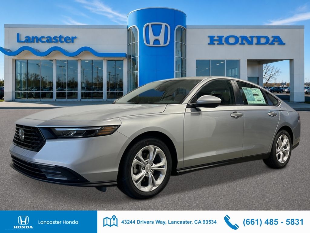 Solar Silver Metallic 2026 Honda Accord Sedan Front-Wheel Drive Continuously Variable Transmission