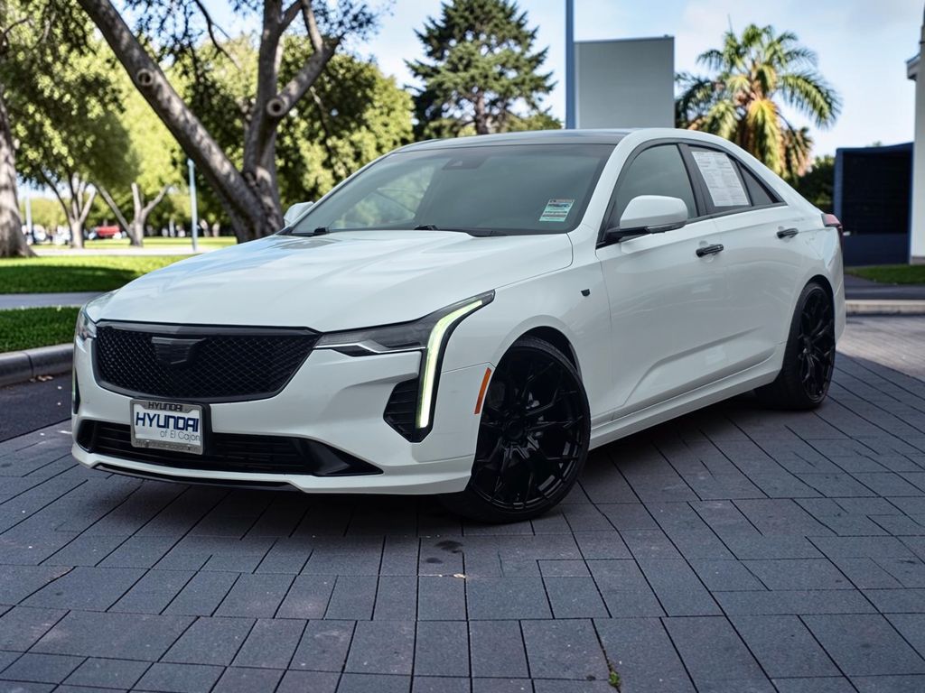 Summit White 2021 Cadillac CT4 Premium Luxury RWD Sedan Rear-Wheel Drive 8-Speed Automatic