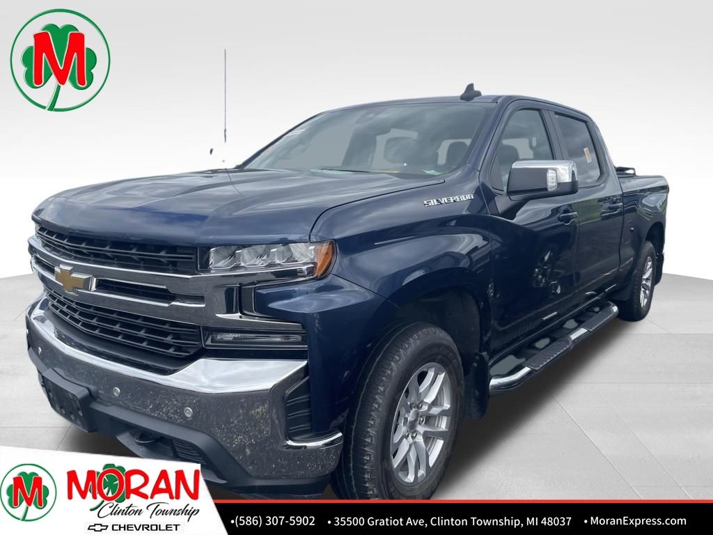 Blue Metallic 2022 Chevrolet Silverado 1500 Pickup Truck Four-Wheel Drive 8-Speed Automatic