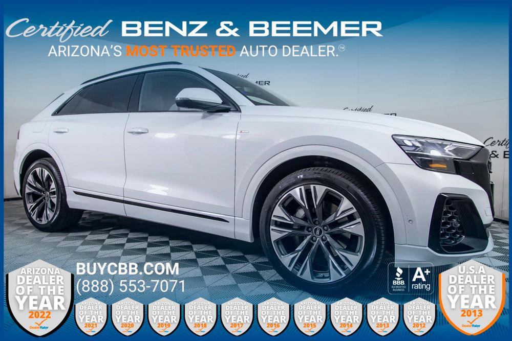 White 2026 Audi Q8 quattro Premium Plus 55 TFSI SUV / Crossover All-Wheel Drive 8-Speed Automatic