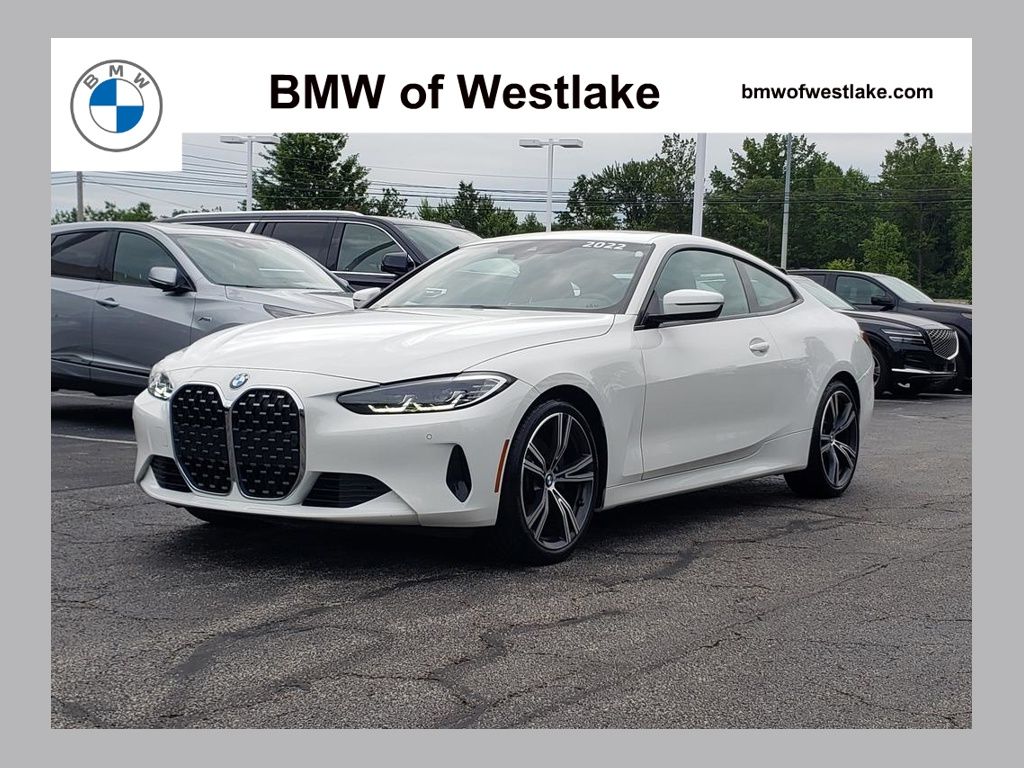 Alpine White 2022 BMW 4 Series Coupe All-Wheel Drive 8-Speed Automatic