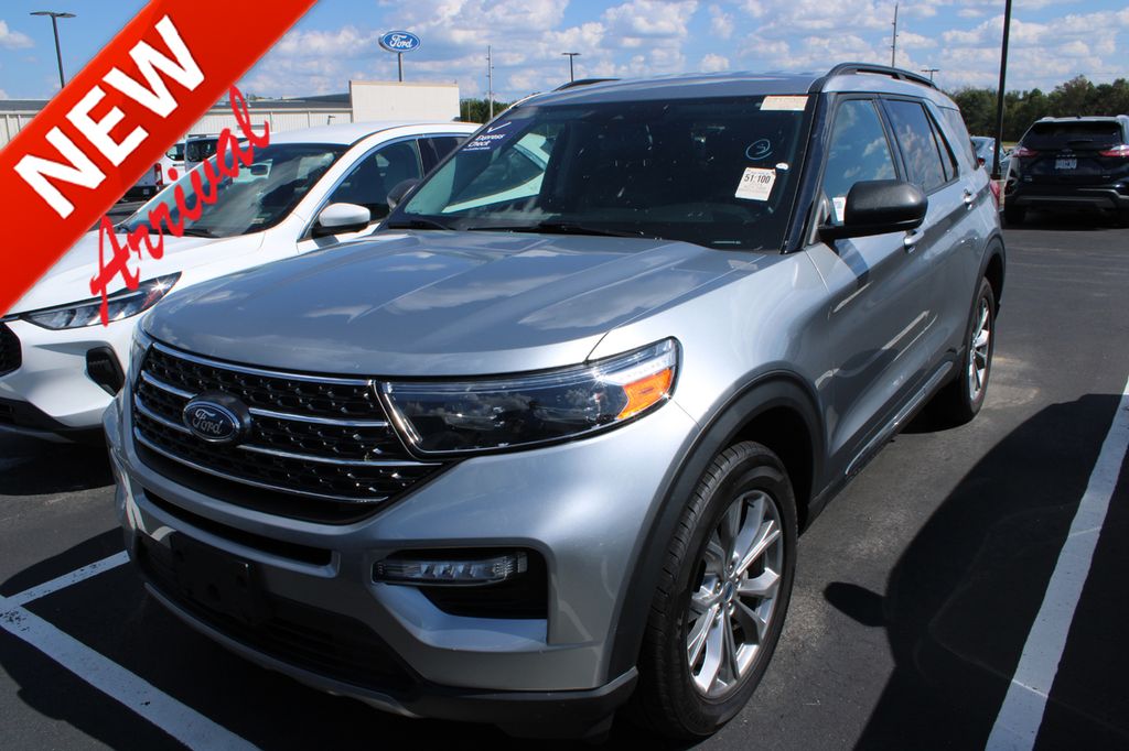 Silver Metallic 2024 Ford Explorer SUV / Crossover All-Wheel Drive Automatic