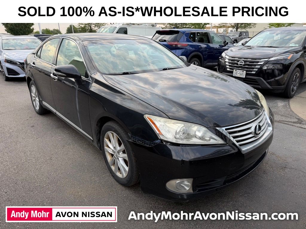 Black (Obsidian) 2010 Lexus ES Sedan Front-Wheel Drive 6-Speed Automatic