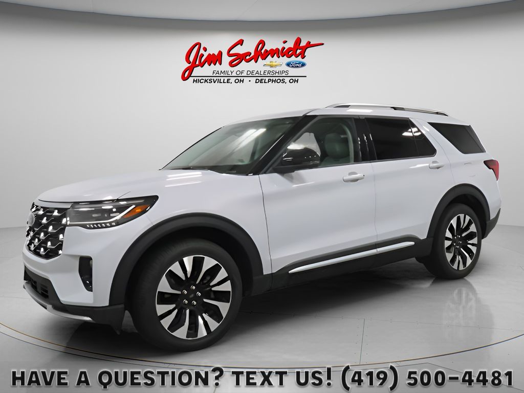 Space White Metallic 2026 Ford Explorer SUV / Crossover All-Wheel Drive Automatic
