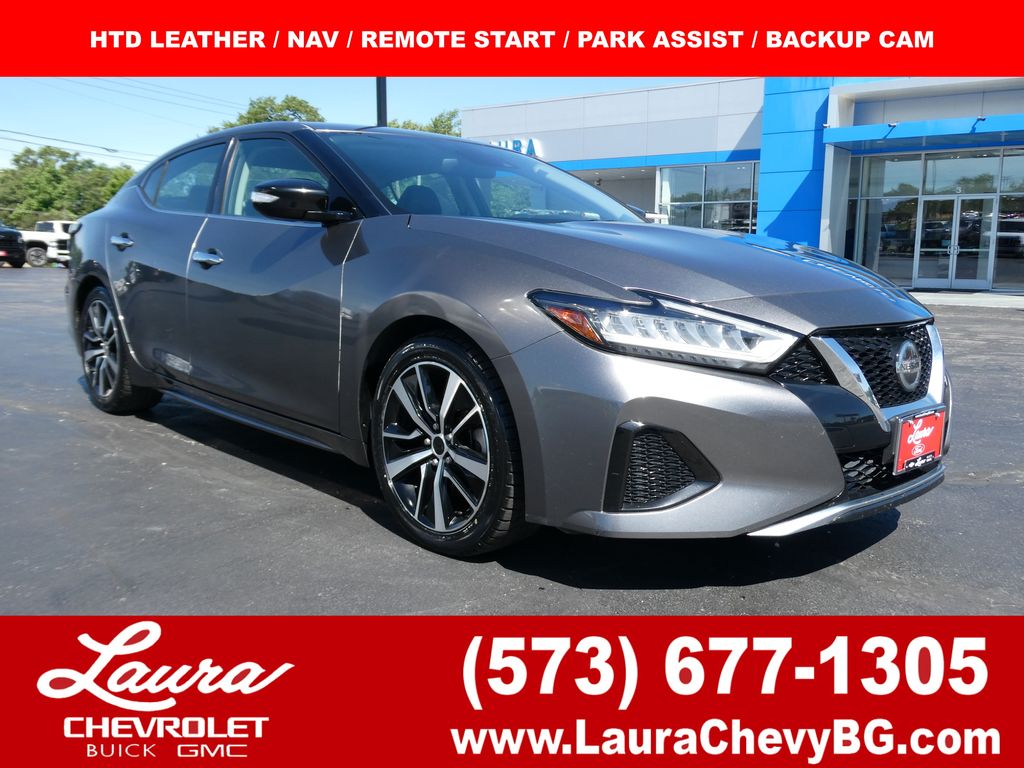 Gray (Gun Metallic) 2021 Nissan Maxima SV FWD Sedan Front-Wheel Drive Continuously Variable Transmission
