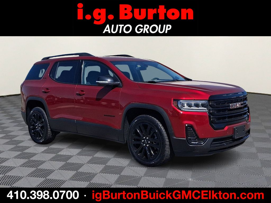 Volcanic Red 2023 GMC Acadia SLE AWD SUV / Crossover Four-Wheel Drive 9-Speed Automatic