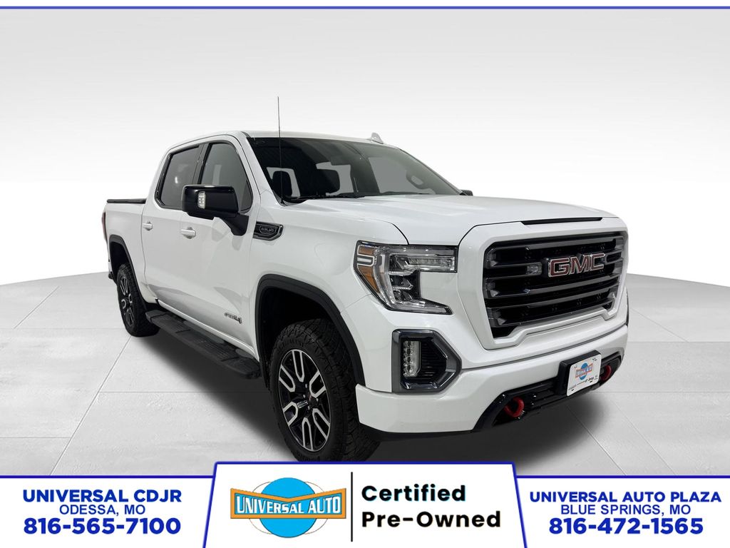 White 2021 GMC Sierra 1500 Pickup Truck Four-Wheel Drive Automatic