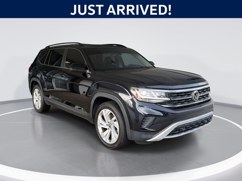 Deep Black Pearl 2021 Volkswagen Atlas SUV / Crossover All-Wheel Drive 8-Speed Automatic