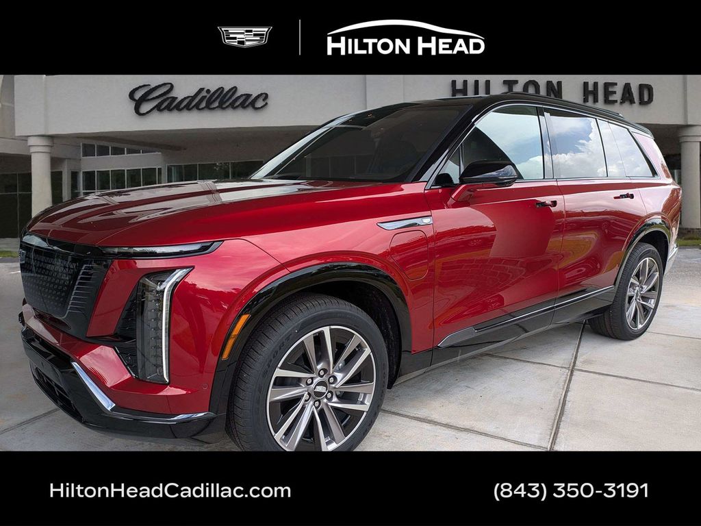 Radiant Red Tintcoat 2027 Cadillac VISTIQ SUV / Crossover All-Wheel Drive 1-Speed Automatic