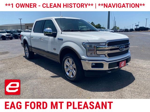 Star White Metallic Tri-Coat 2020 Ford F-150 Pickup Truck Four-Wheel Drive Automatic