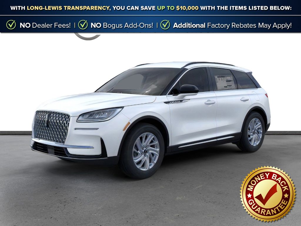 Pristine White Metallic Tri-Coat 2026 Lincoln Corsair SUV / Crossover Front-Wheel Drive 8-Speed Automatic