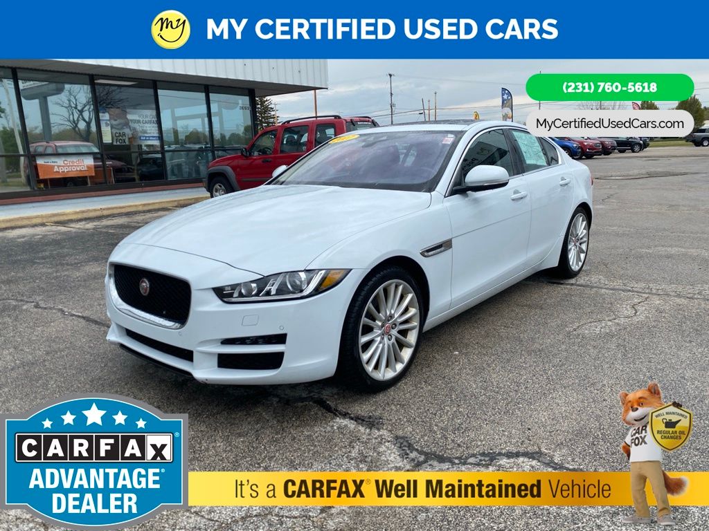 White 2017 Jaguar XE 35t First Edition AWD Sedan All-Wheel Drive 8-Speed Automatic