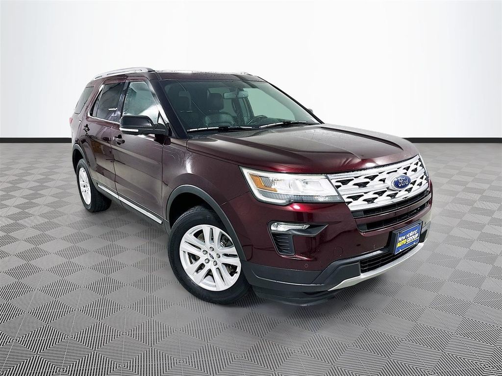 Red (Burgundy) 2018 Ford Explorer SUV / Crossover All-Wheel Drive 6-Speed Automatic