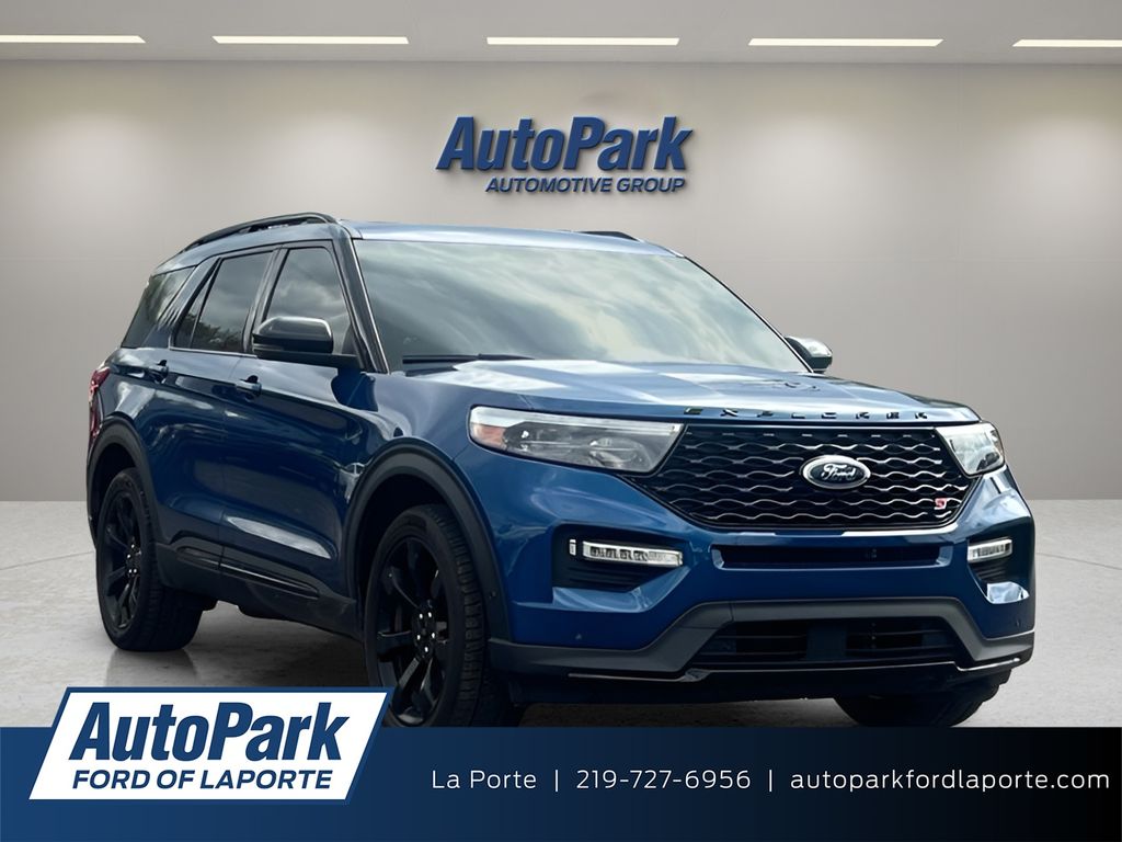 Atlas Blue Metallic 2020 Ford Explorer SUV / Crossover All-Wheel Drive Automatic