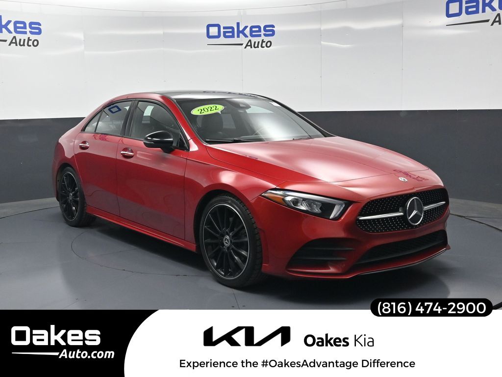 MANUFAKTUR Patagonia Red Metallic 2022 Mercedes-Benz A-Class Sedan All-Wheel Drive 7-Speed Automatic