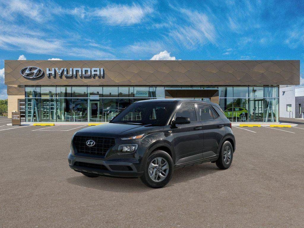 Onyx Black 2026 Hyundai Venue SUV / Crossover Front-Wheel Drive Continuously Variable Transmission