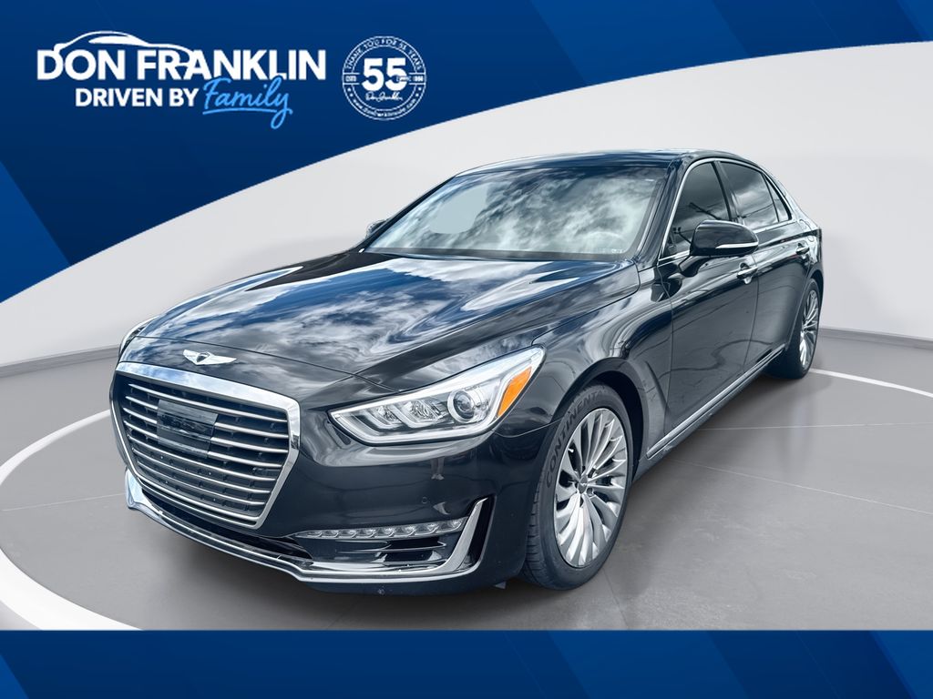 Black 2019 Genesis G90 3.3T Premium RWD Sedan Rear-Wheel Drive 8-Speed Automatic