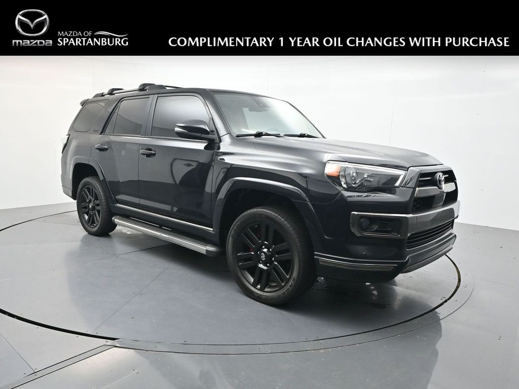 Midnight Black Metallic 2020 Toyota 4Runner SUV / Crossover 4X2 5-Speed Automatic Overdrive
