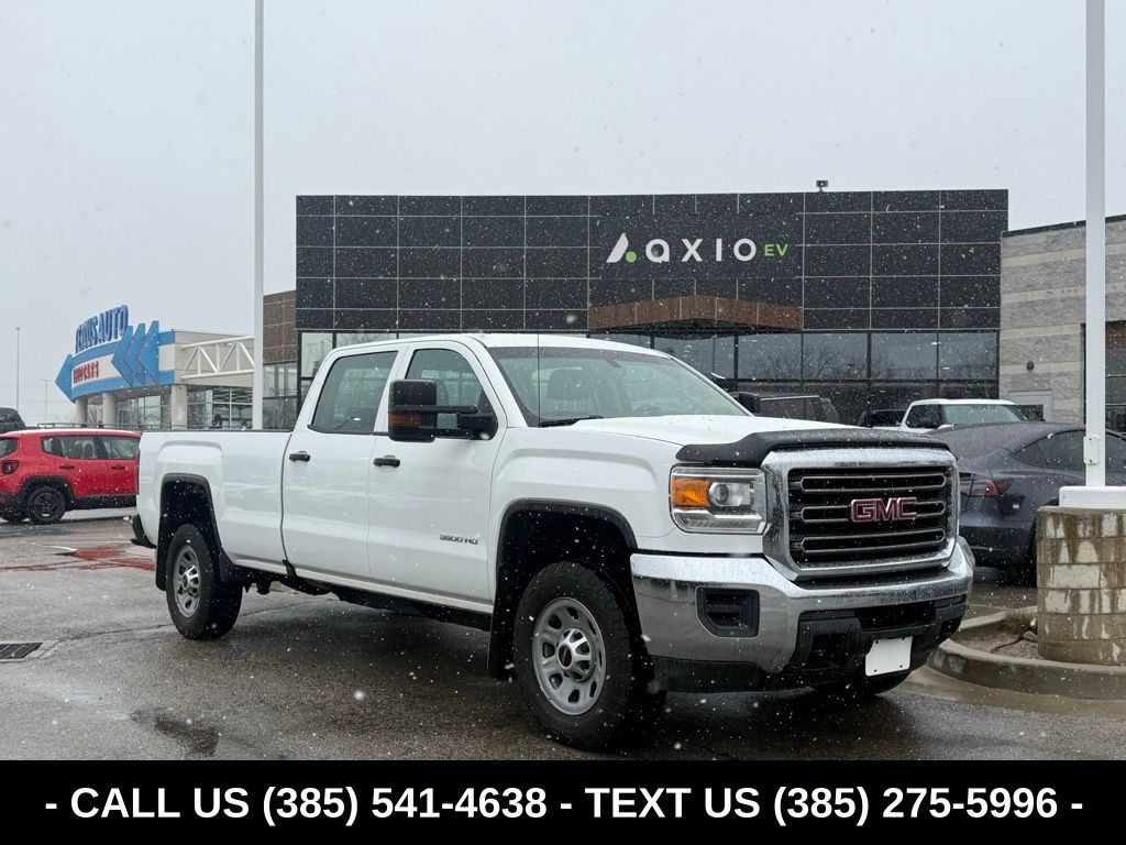 White 2016 GMC Sierra 3500HD Pickup Truck 4X2 6-Speed Automatic Overdrive