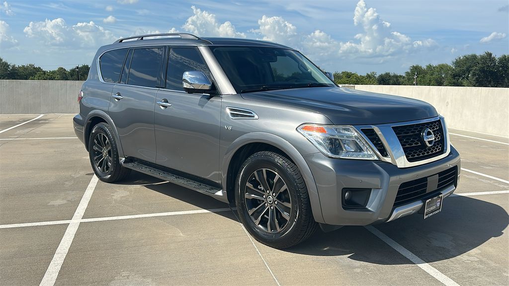 2018 Nissan Armada Platinum Gray at South Houston Nissan