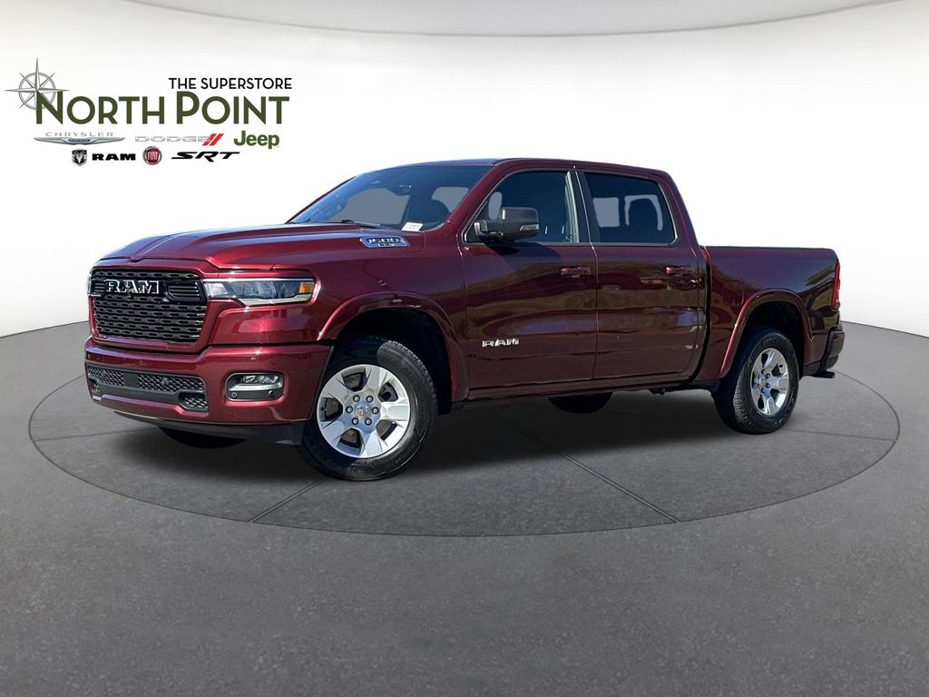 Delmonico Red Pearlcoat 2025 RAM 1500 Pickup Truck Four-Wheel Drive 8-Speed Automatic