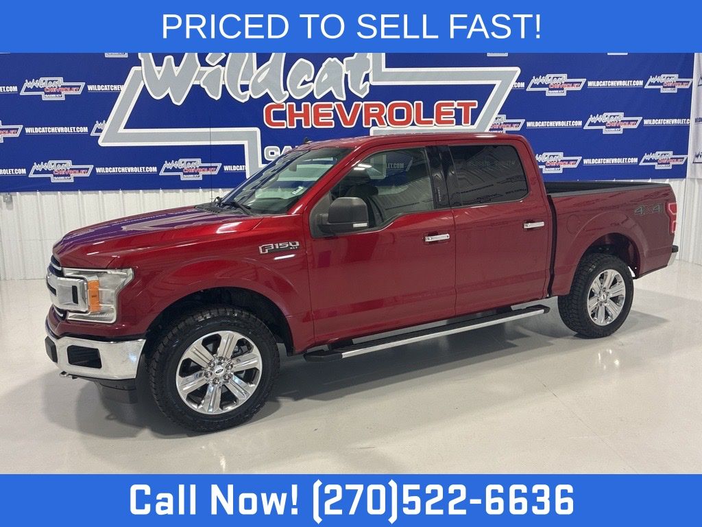 Ruby Red Metallic 2019 Ford F-150 Pickup Truck Four-Wheel Drive Automatic
