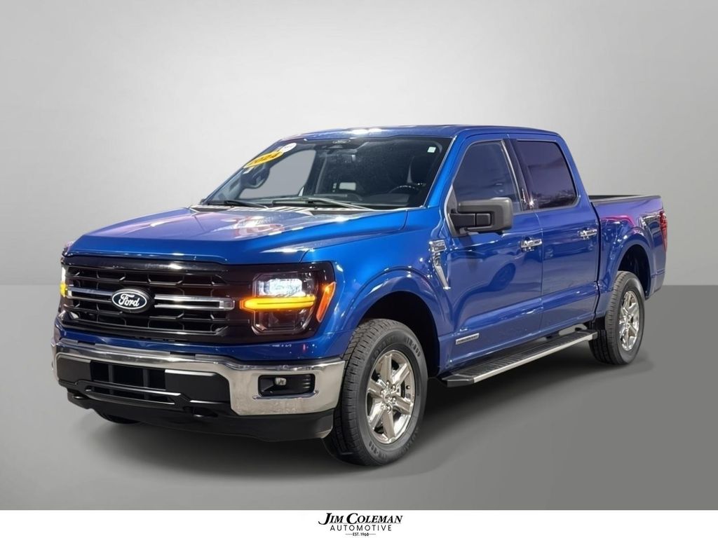 Atlas Blue Metallic 2024 Ford F-150 Pickup Truck Four-Wheel Drive Automatic