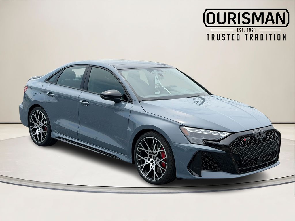 Gray 2026 Audi RS 3 Sedan All-Wheel Drive 7-Speed Automatic