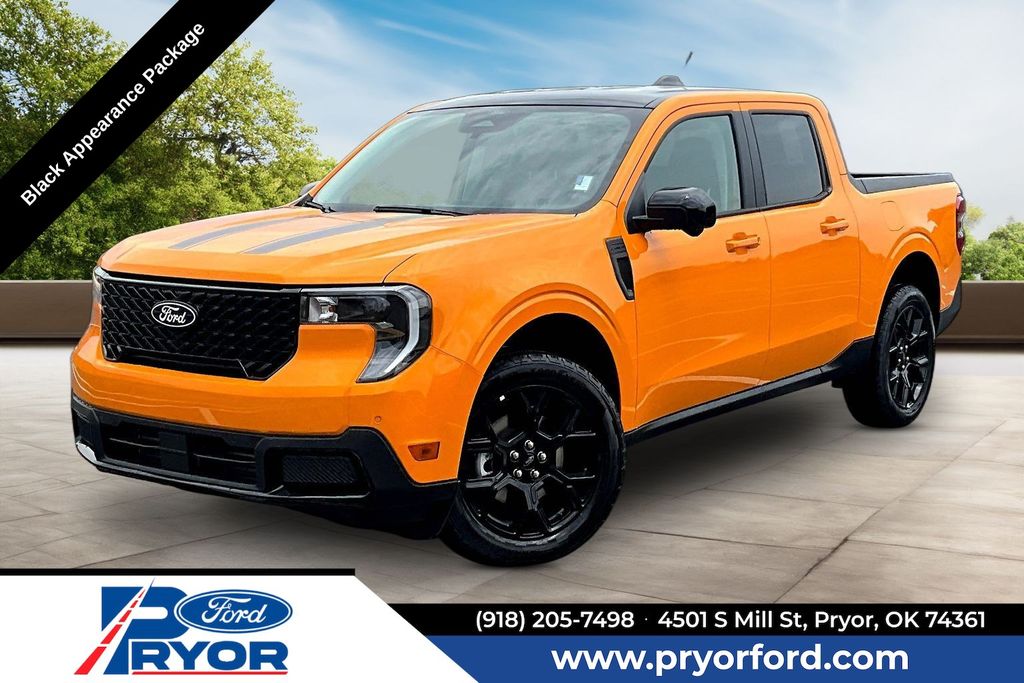 Orange Fury Metallic Tri-Coat 2026 Ford Maverick Pickup Truck All-Wheel Drive 8-Speed Automatic
