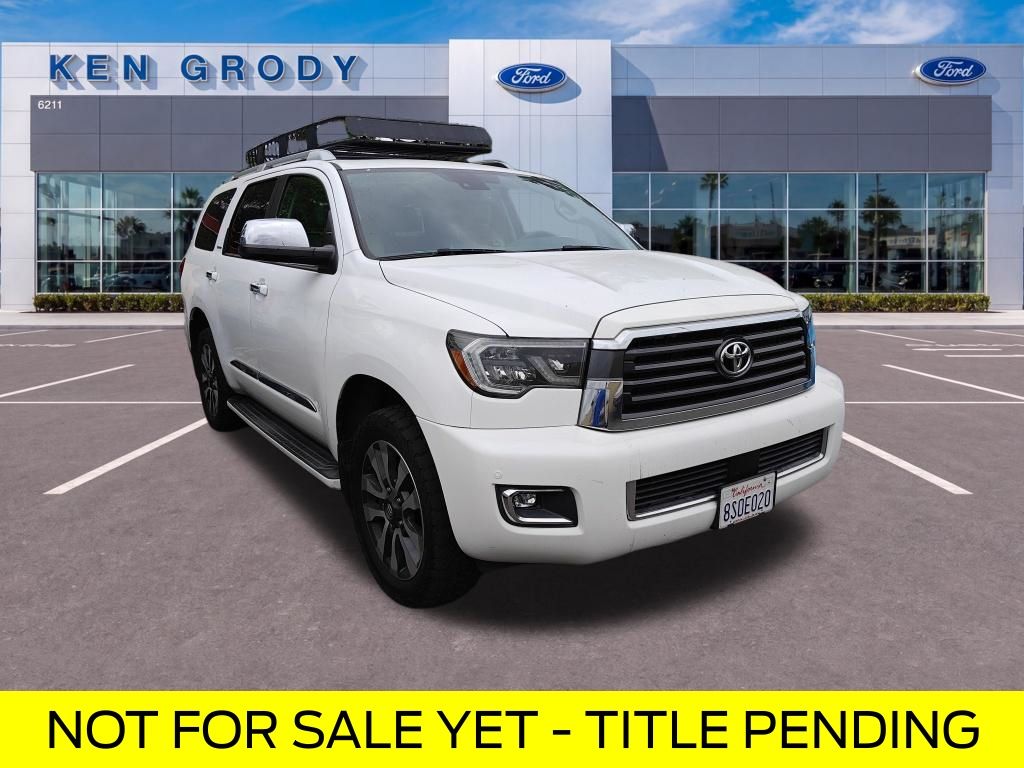 Super White 2020 Toyota Sequoia Limited 4WD SUV / Crossover Four-Wheel Drive 6-Speed Automatic