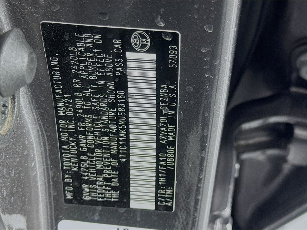 Used Car 2021 Toyota Camry  Le For Sale Under $20,000 In Austin, Texas