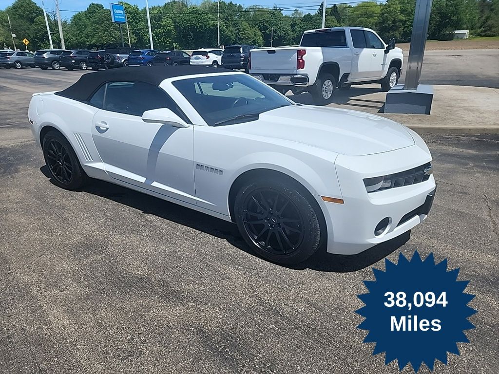 Summit White 2012 Chevrolet Camaro 2LT Convertible RWD Convertible Rear-Wheel Drive 6-Speed Automatic