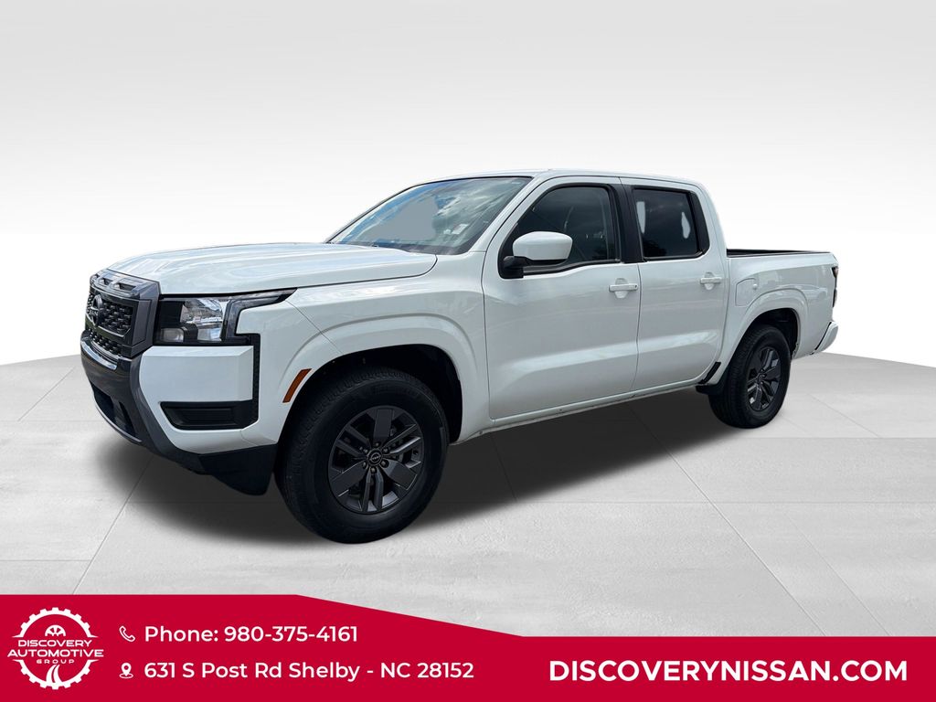 Glacier White 2025 Nissan Frontier Pickup Truck 4X2 Automatic