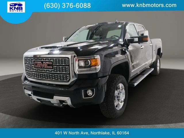Onyx Black 2018 GMC Sierra 3500HD Denali Crew Cab LB DRW 4WD Pickup Truck Four-Wheel Drive 6-Speed Automatic