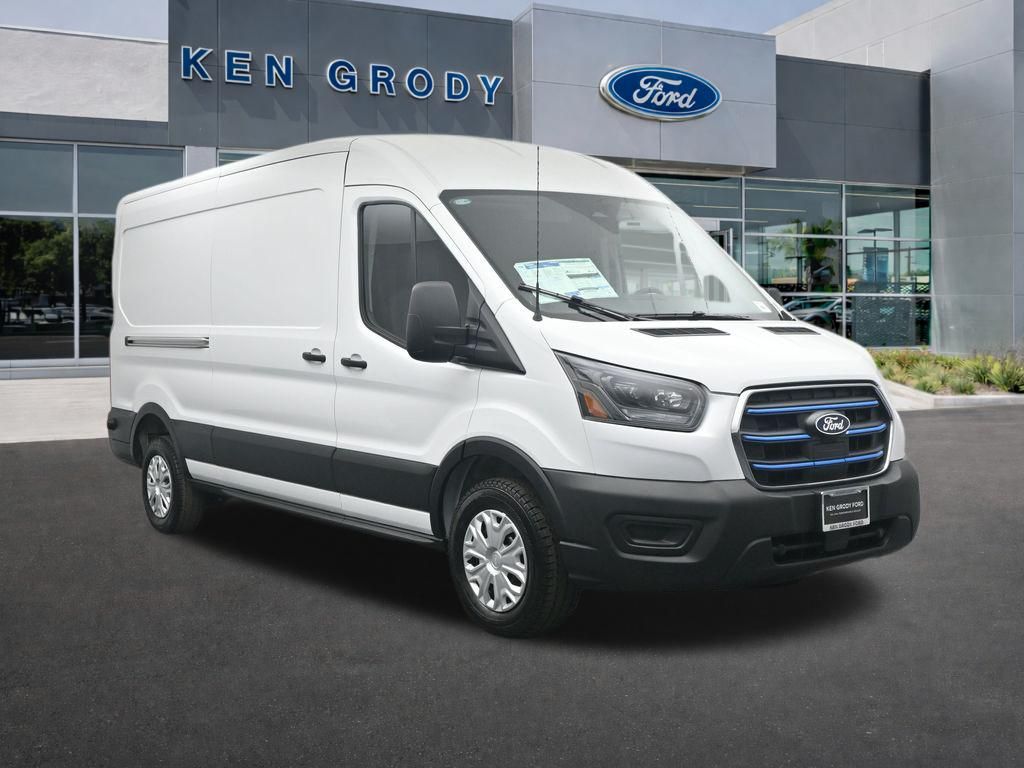 Oxford White 2026 Ford E-Transit 350 Medium Roof LB RWD Van Rear-Wheel Drive Automatic
