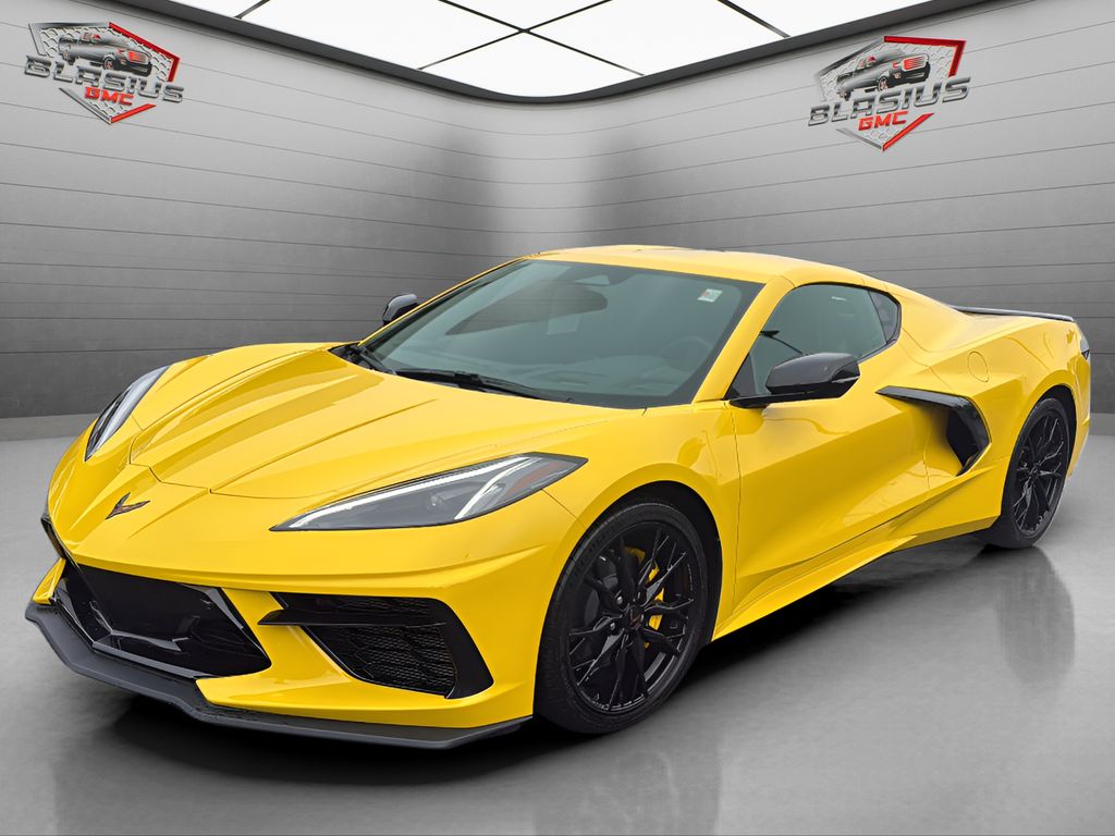 Competition Yellow Tintcoat Metallic 2025 Chevrolet Corvette Stingray 2LT Coupe RWD Coupe Rear-Wheel Drive 8-Speed Dual Clutch