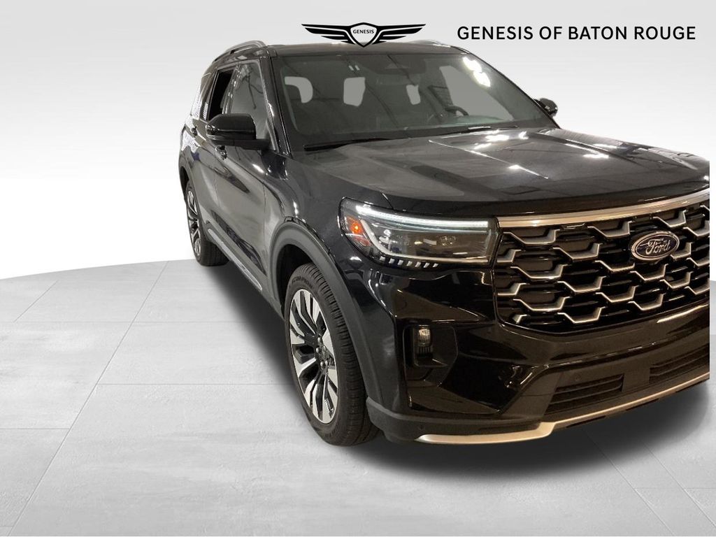 Black Metallic 2025 Ford Explorer Platinum AWD SUV / Crossover All-Wheel Drive Automatic