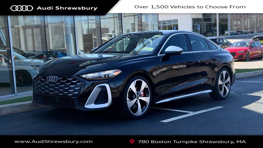 Black 2026 Audi S5 quattro Premium Plus TFSI Sedan All-Wheel Drive 7-Speed Automatic