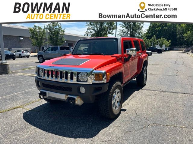 Solar Flare Metallic 2008 Hummer H3 SUV / Crossover Four-Wheel Drive 4-Speed Automatic Overdrive