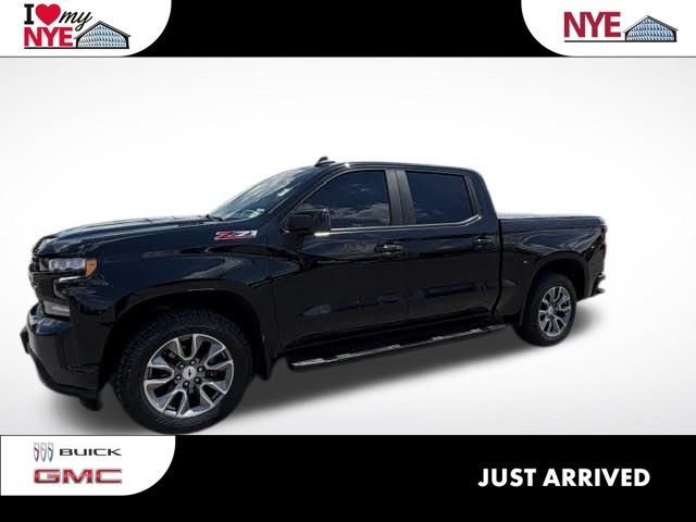 Black 2021 Chevrolet Silverado 1500 Pickup Truck Four-Wheel Drive Automatic