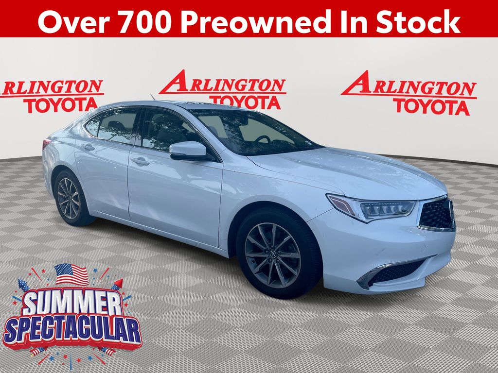 Platinum White Pearl 2020 Acura TLX Sedan Front-Wheel Drive 8-Speed Dual Clutch