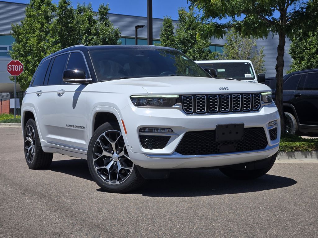 Bright White Clearcoat 2022 Jeep Grand Cherokee SUV / Crossover Four-Wheel Drive 8-Speed Automatic